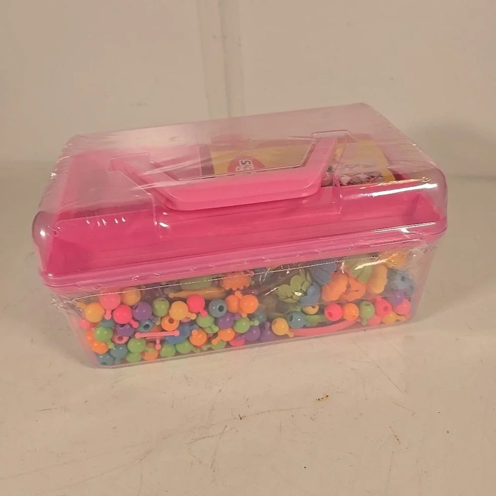 Gili Pop Beads 500pcs Arts and Crafts Toys Gifts for Kids 4yr-8yr Jewelry Making